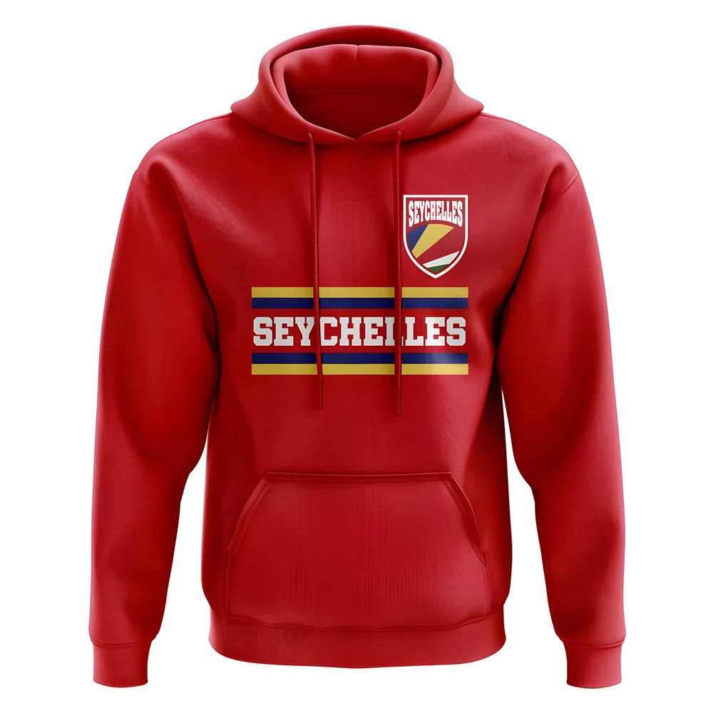 Seychelles Core Football Country Hoody (Red) Polyester Uksoccershop Men's Red Large