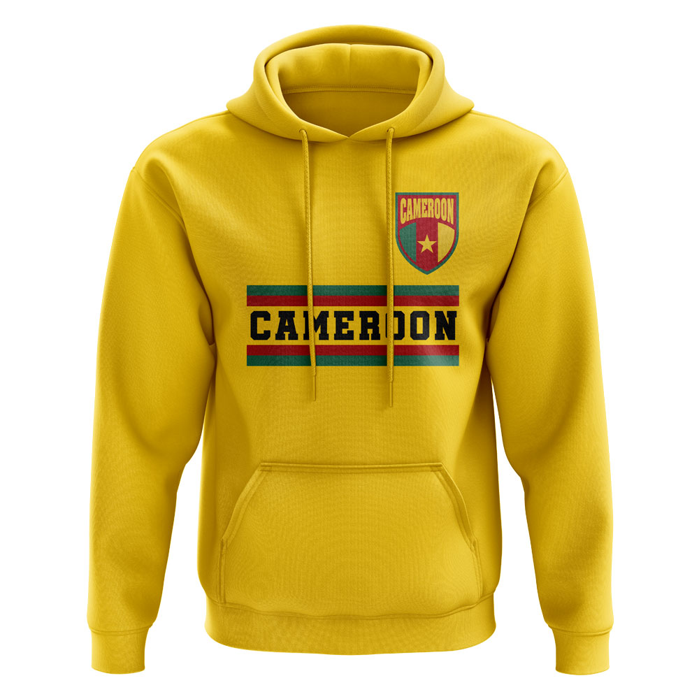 Click to view product details and reviews for Cameroon Core Football Country Hoody Yellow.