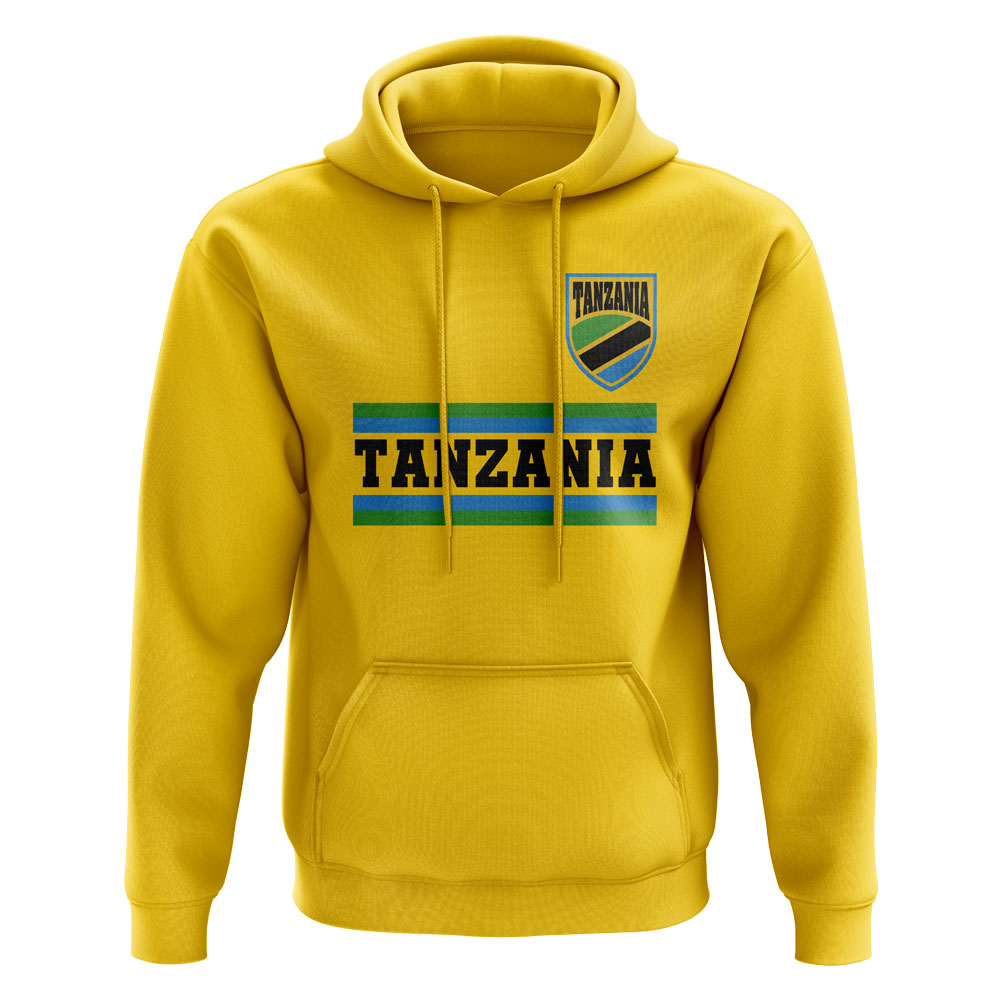 Click to view product details and reviews for Tanzania Core Football Country Hoody Yellow.
