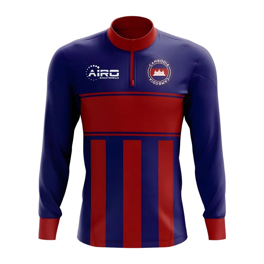 Click to view product details and reviews for Cambodia Concept Football Half Zip Midlayer Top Blue Red. Click to view product details and reviews for Cambodia Concept Football Half Zip Midlayer Top Blue Red.