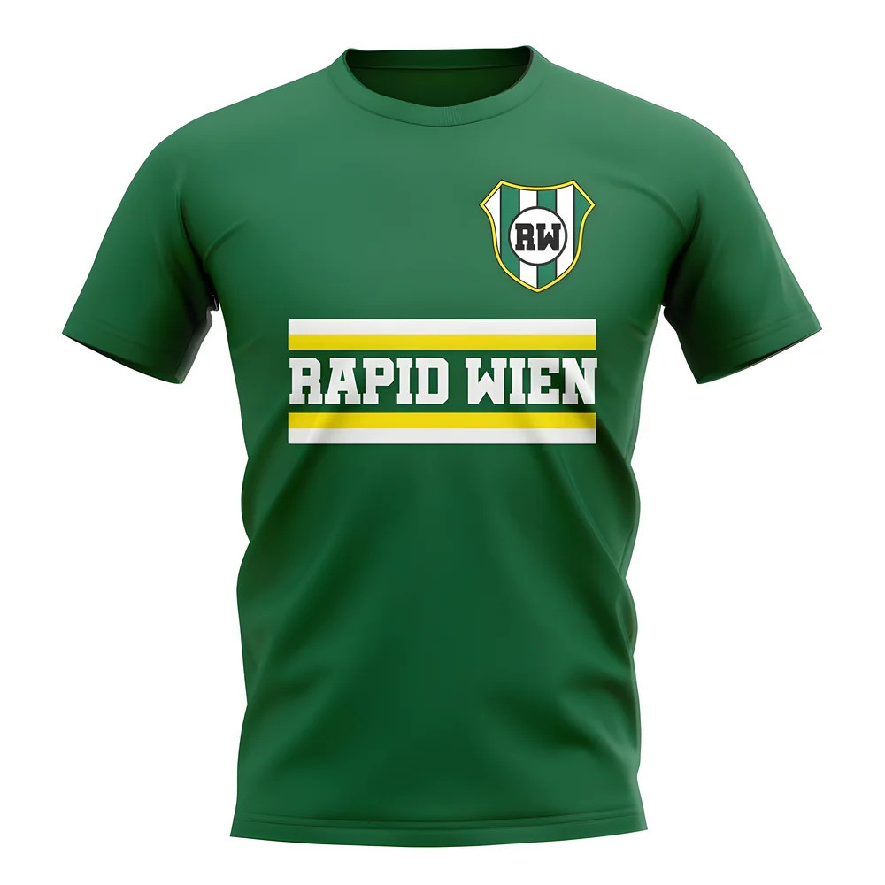 Click to view product details and reviews for Rapid Wien Core Football Club T Shirt Green.