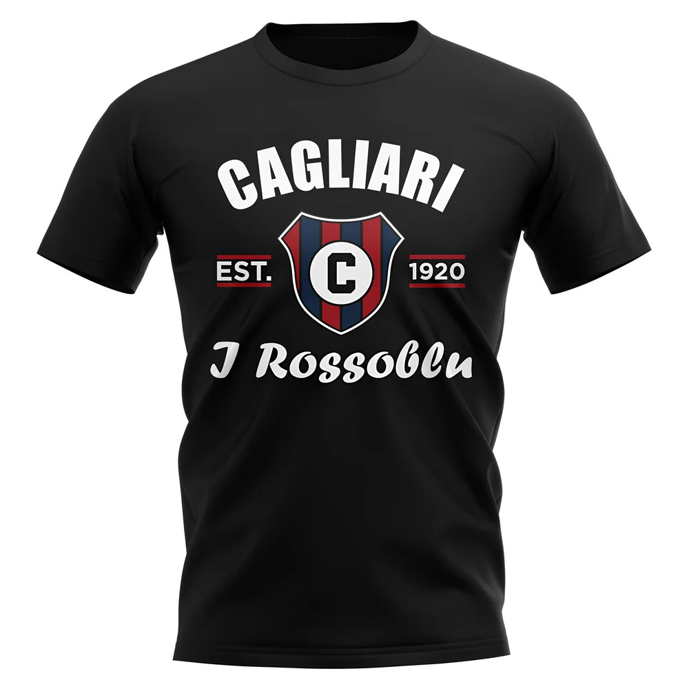 Click to view product details and reviews for Cagliari Established Football T Shirt Black. Click to view product details and reviews for Cagliari Established Football T Shirt Black.