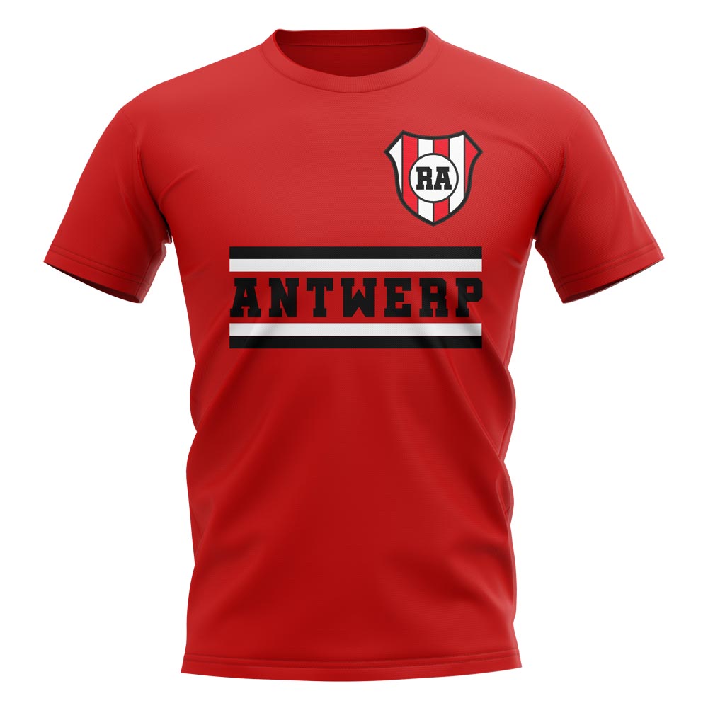 Click to view product details and reviews for Royal Antwerp Core Football Club T Shirt Red.