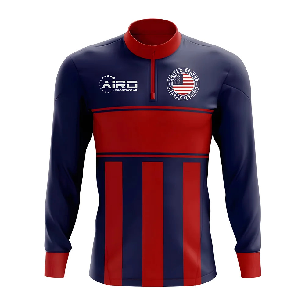 Click to view product details and reviews for Usa Concept Football Half Zip Midlayer Top Blue Red. Click to view product details and reviews for Usa Concept Football Half Zip Midlayer Top Blue Red.