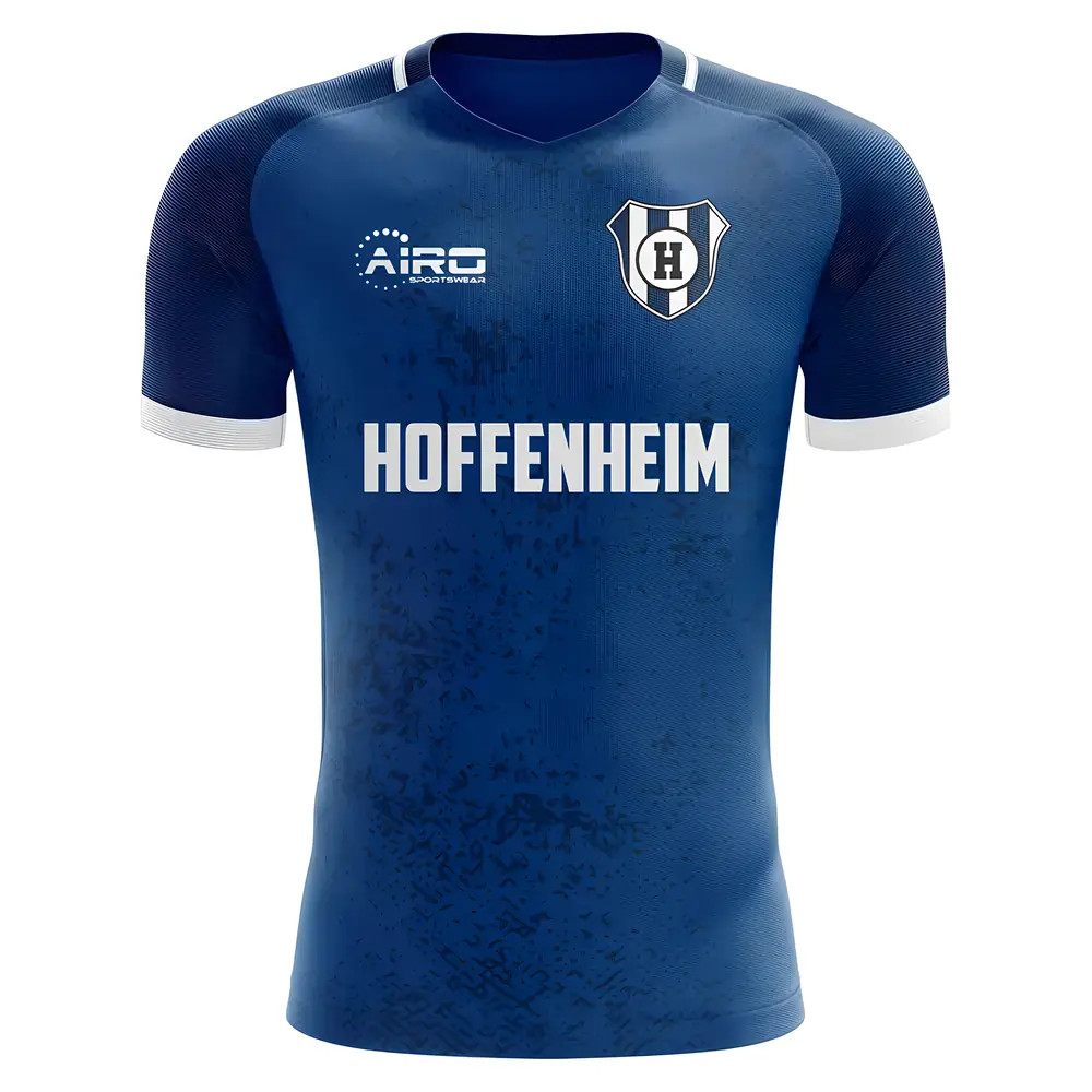 '25-'26 Hoffenheim Home Concept Football Shirt Polyester Fc Hoffenheim Made By: Airo Sportswear Men's Navy 4XL