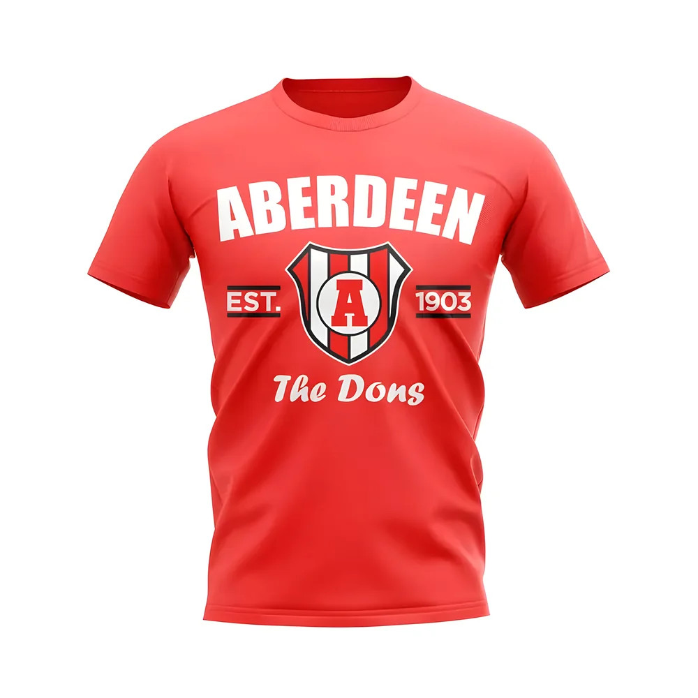 Click to view product details and reviews for Aberdeen Established Football T Shirt Red.