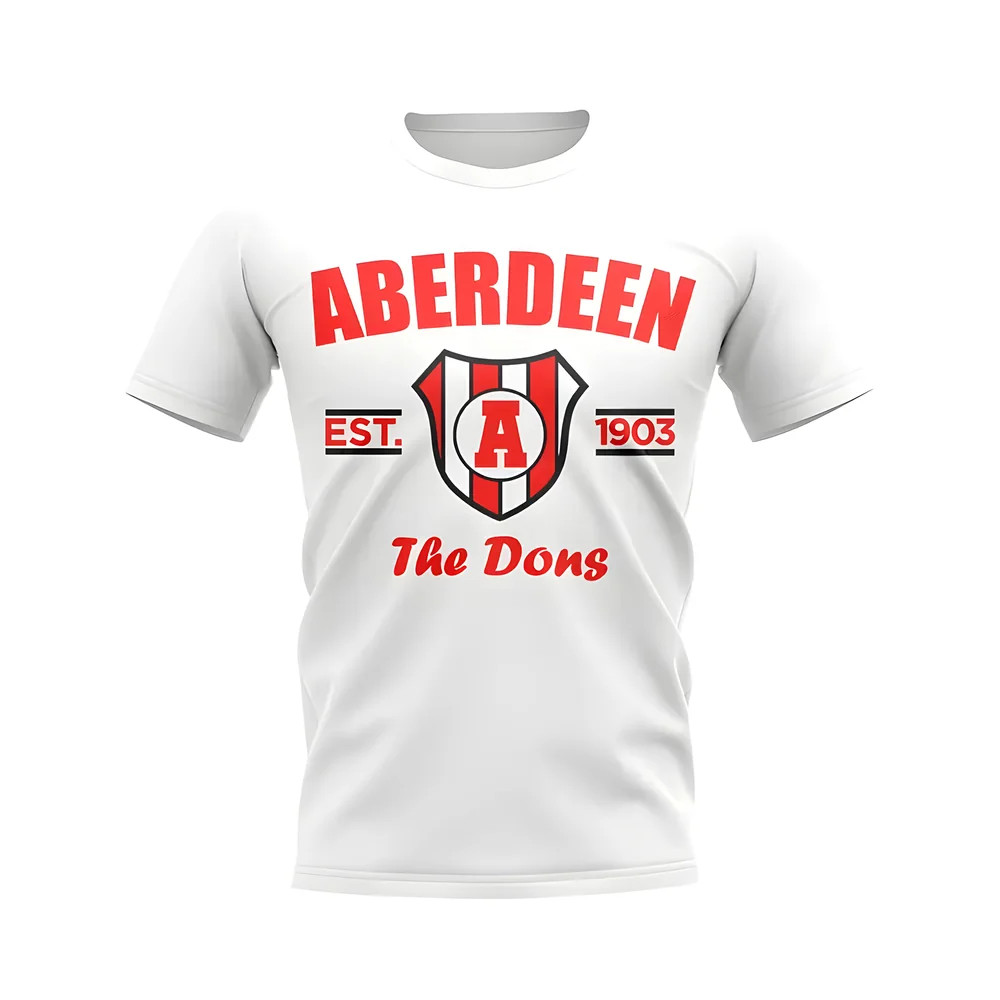 Click to view product details and reviews for Aberdeen Established Football T Shirt White.