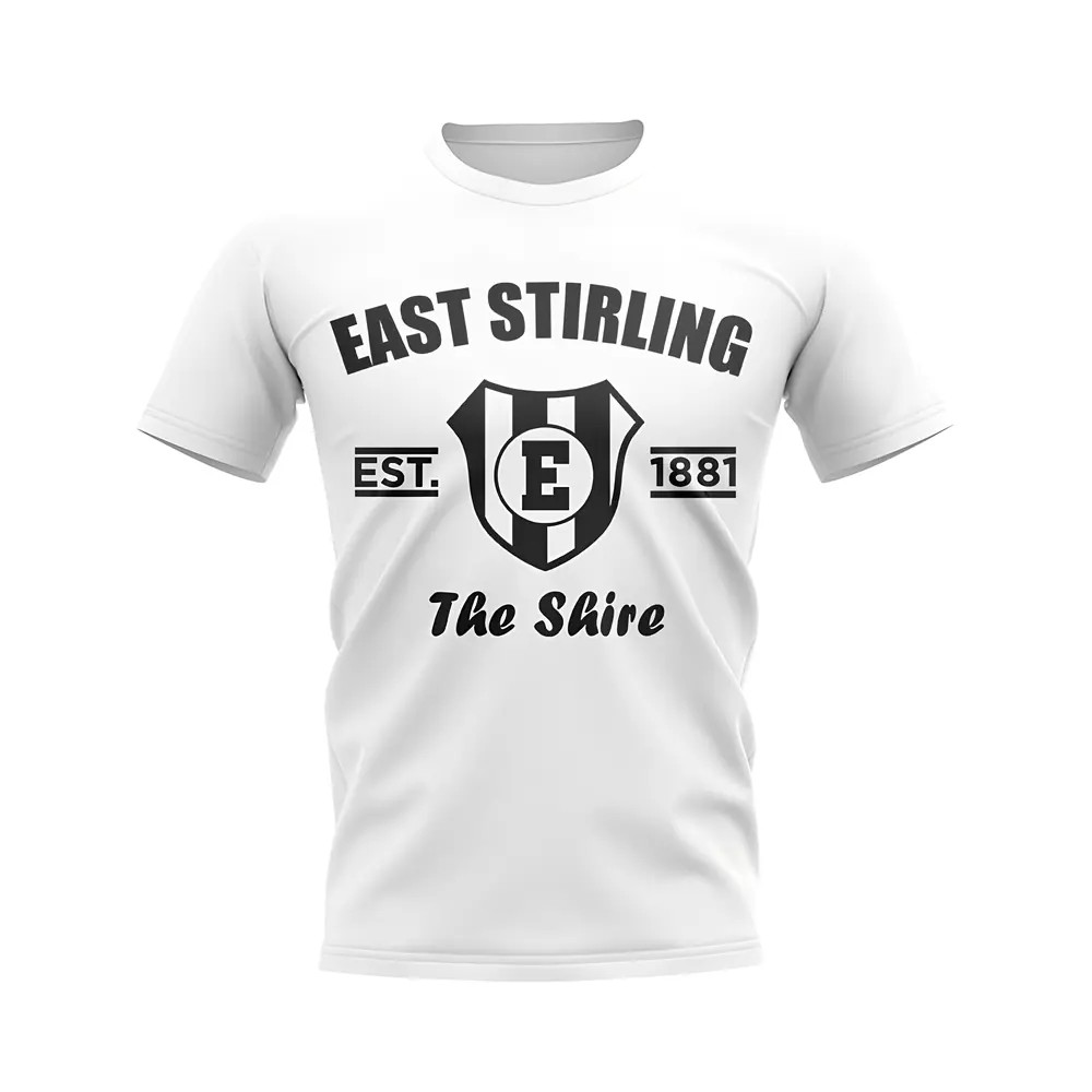 Click to view product details and reviews for East Stirling Established Football T Shirt White. Click to view product details and reviews for East Stirling Established Football T Shirt White.