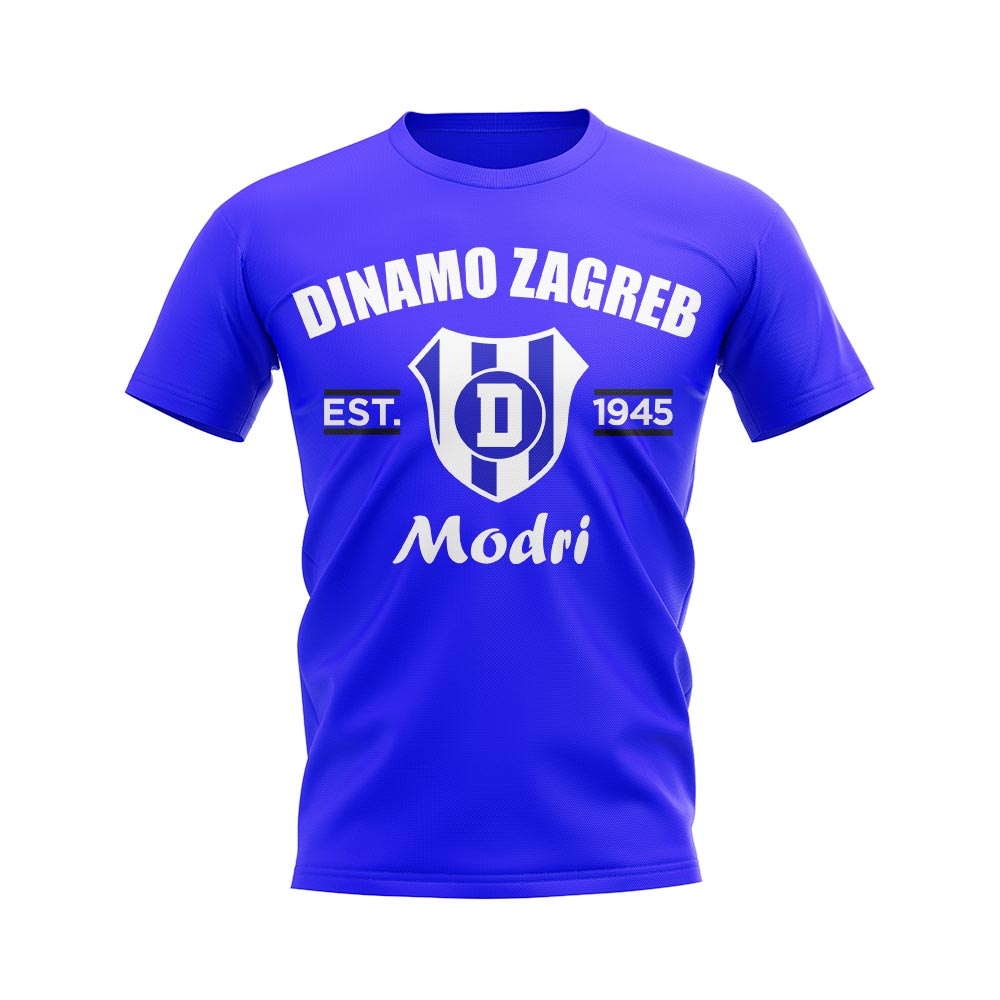 Click to view product details and reviews for Dinamo Zagreb Established Football T Shirt Blue.