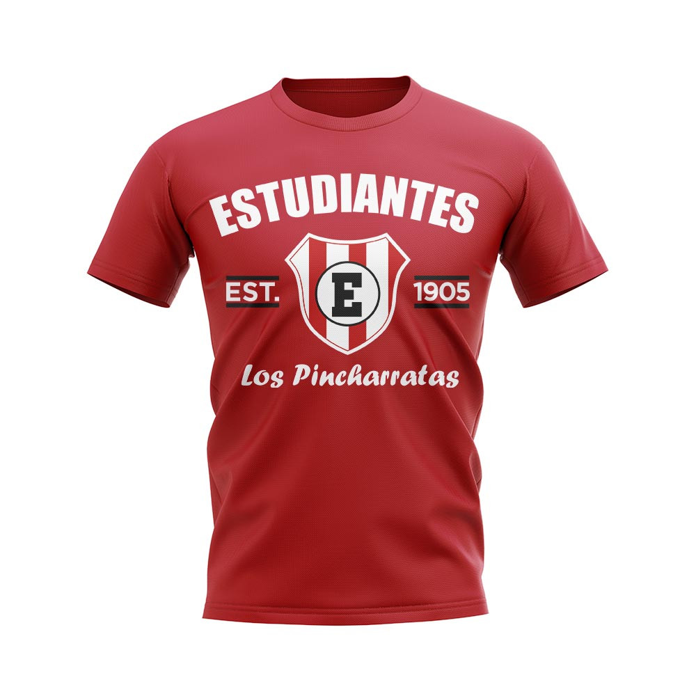 Click to view product details and reviews for Estudiantes De La Plata Established Football T Shirt Red. Click to view product details and reviews for Estudiantes De La Plata Established Football T Shirt Red.