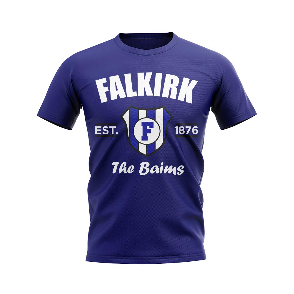 Click to view product details and reviews for Falkirk Established Football T Shirt Navy.