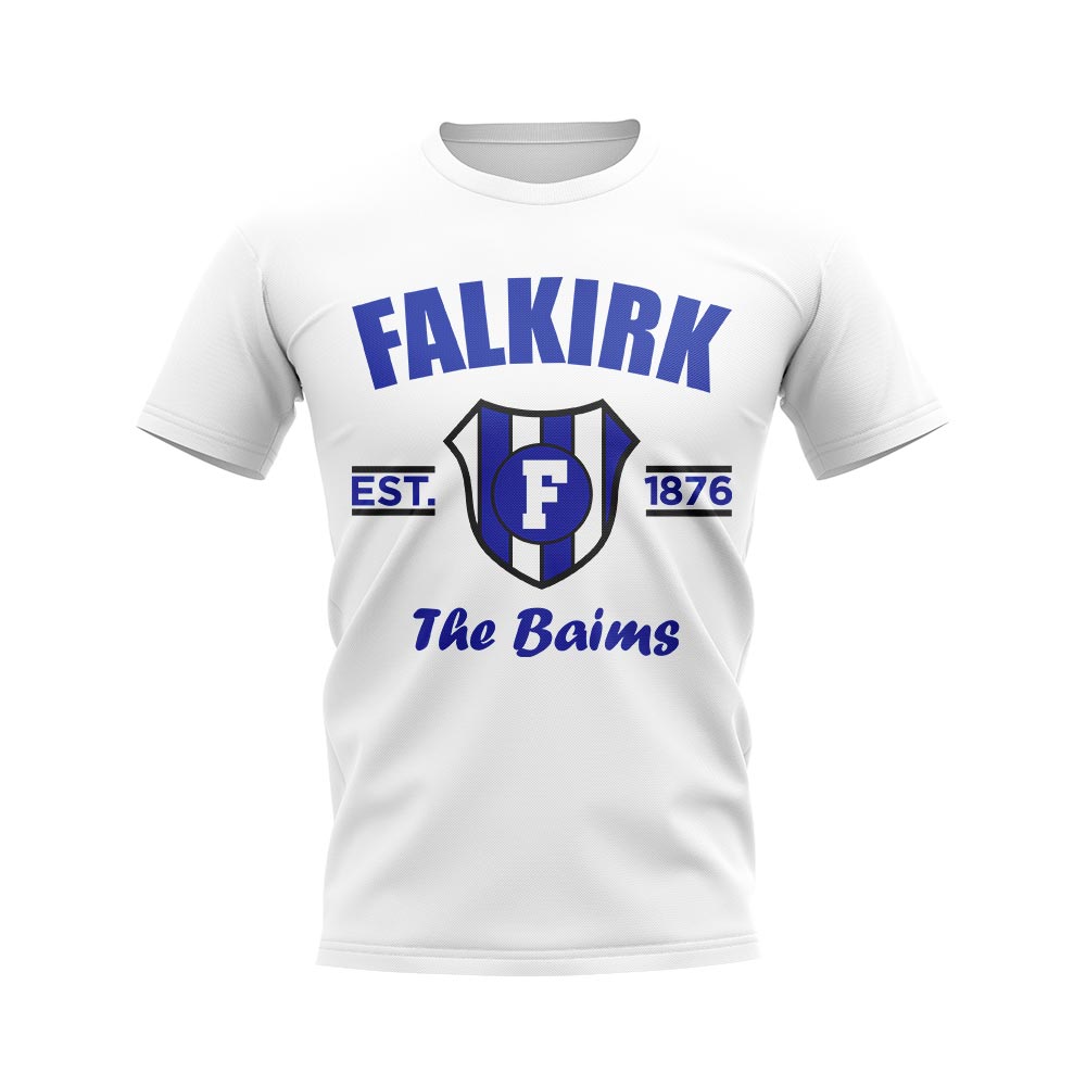 Click to view product details and reviews for Falkirk Established Football T Shirt White.