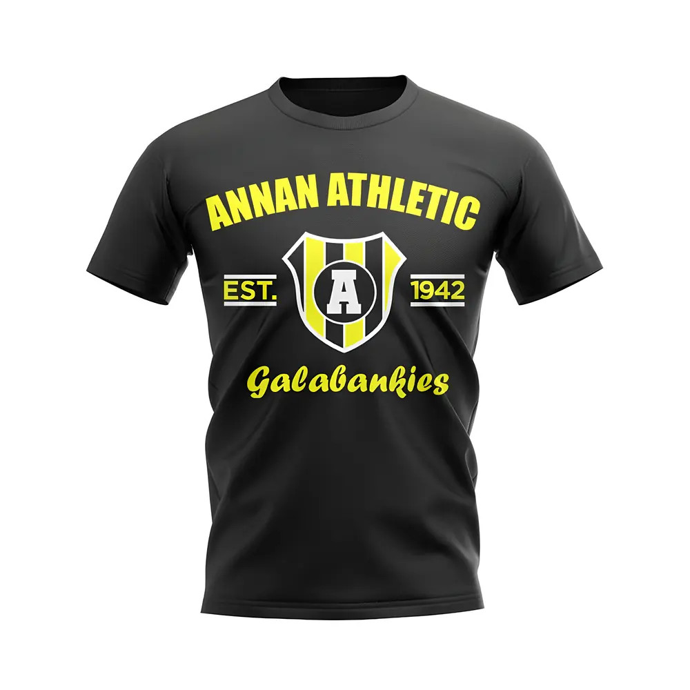 Click to view product details and reviews for Annan Athletic Established Football T Shirt Black. Click to view product details and reviews for Annan Athletic Established Football T Shirt Black.