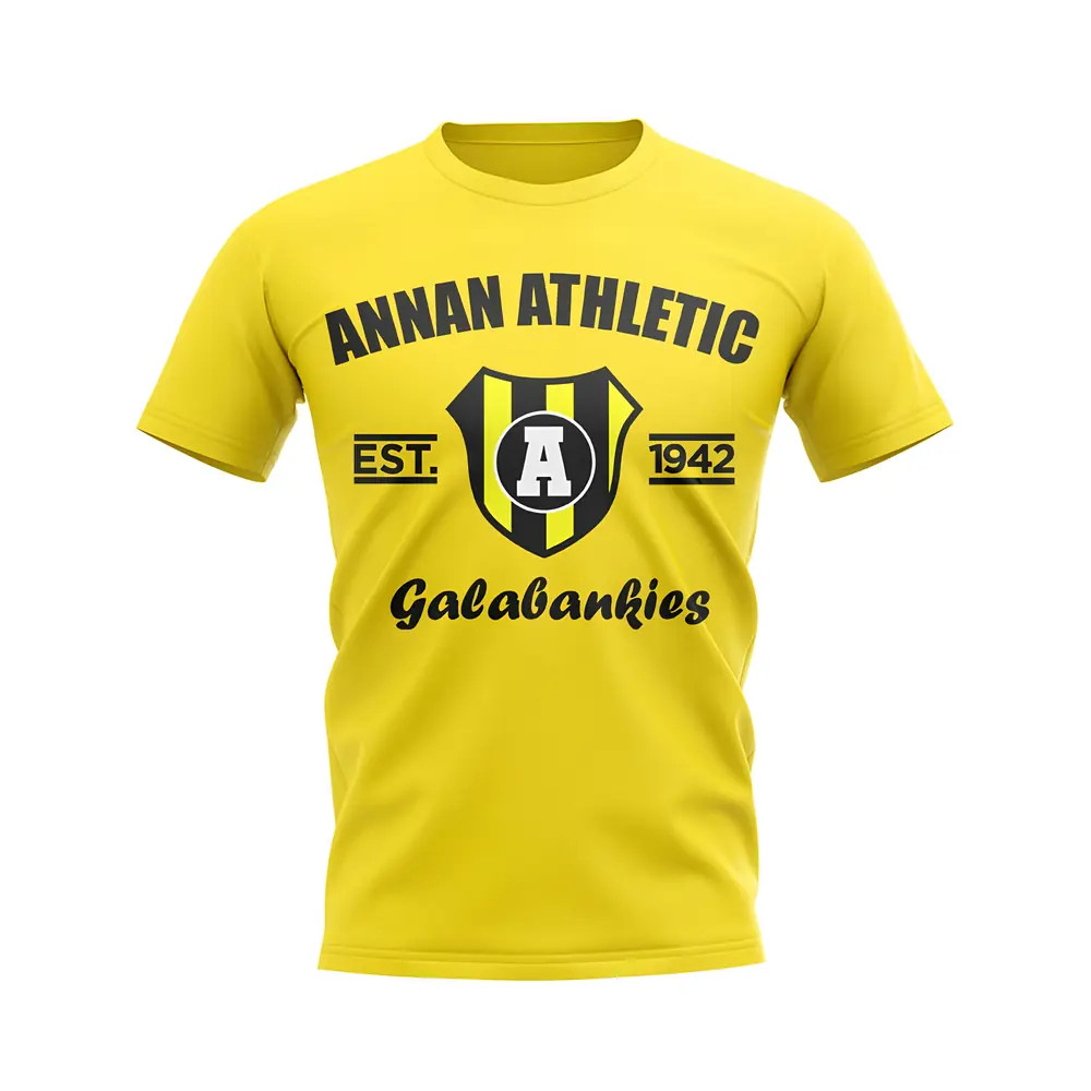 Click to view product details and reviews for Annan Athletic Established Football T Shirt Yellow. Click to view product details and reviews for Annan Athletic Established Football T Shirt Yellow.