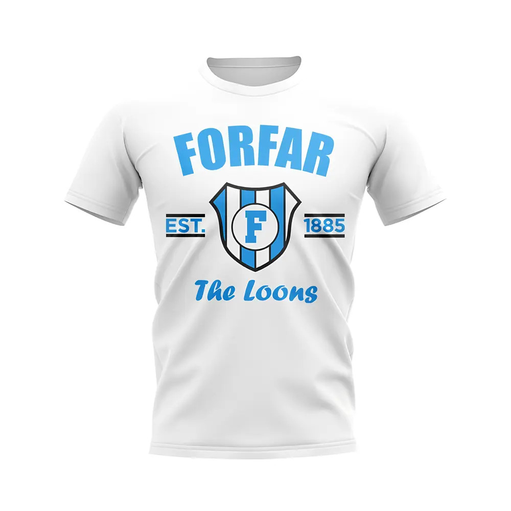 Click to view product details and reviews for Forfar Athletic Established Football T Shirt White. Click to view product details and reviews for Forfar Athletic Established Football T Shirt White.