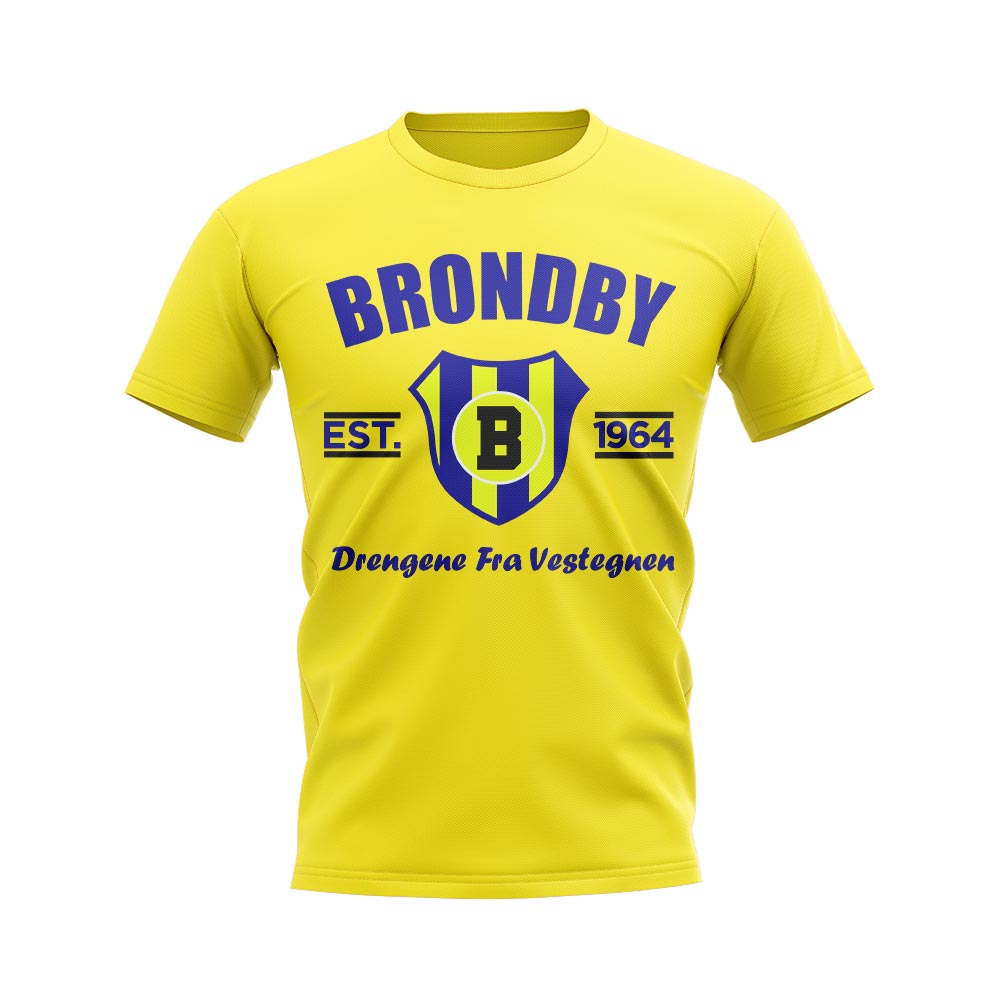 Click to view product details and reviews for Brondby Established Football T Shirt Yellow. Click to view product details and reviews for Brondby Established Football T Shirt Yellow.