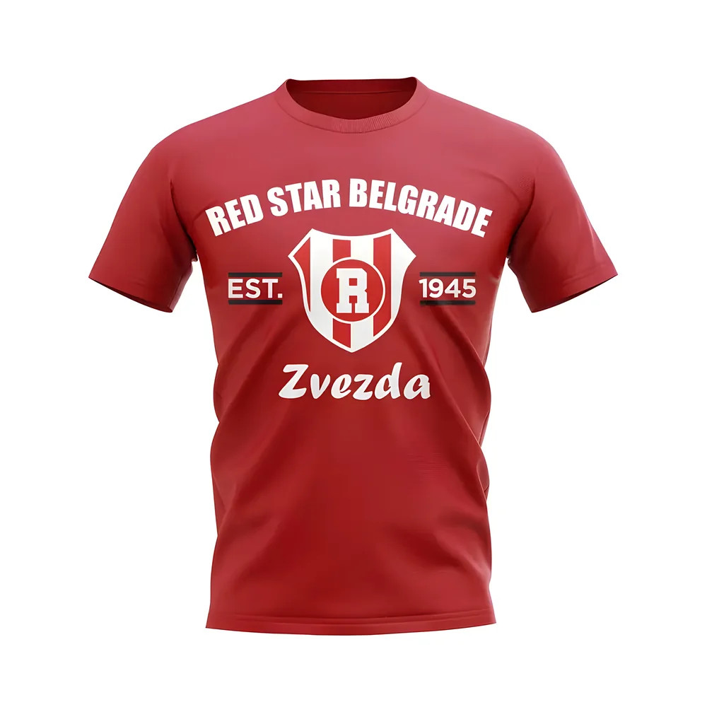 Click to view product details and reviews for Red Star Belgrade Established Football T Shirt Red. Click to view product details and reviews for Red Star Belgrade Established Football T Shirt Red.