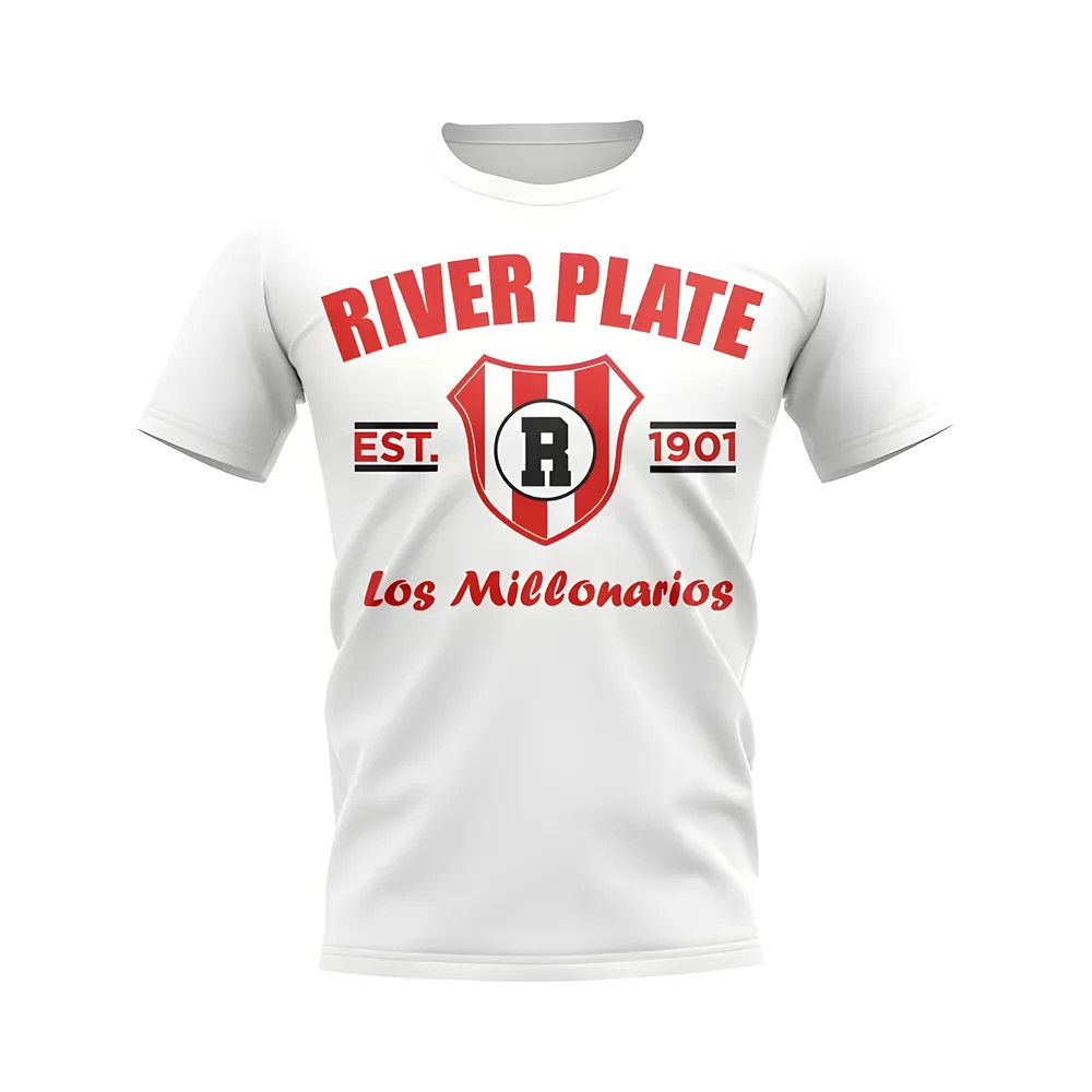 Click to view product details and reviews for River Plate Established Football T Shirt White.