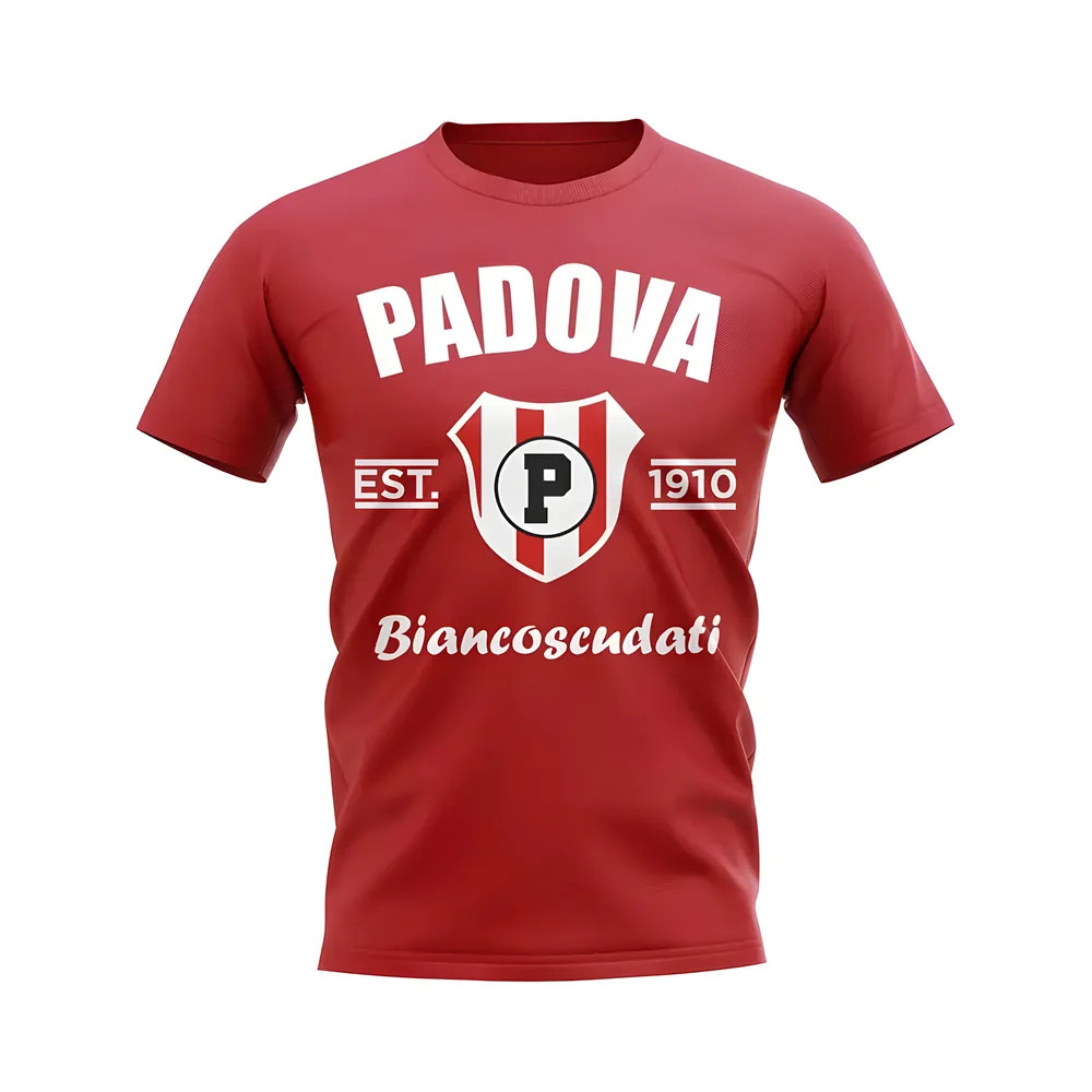 Click to view product details and reviews for Padova Established Football T Shirt Red.