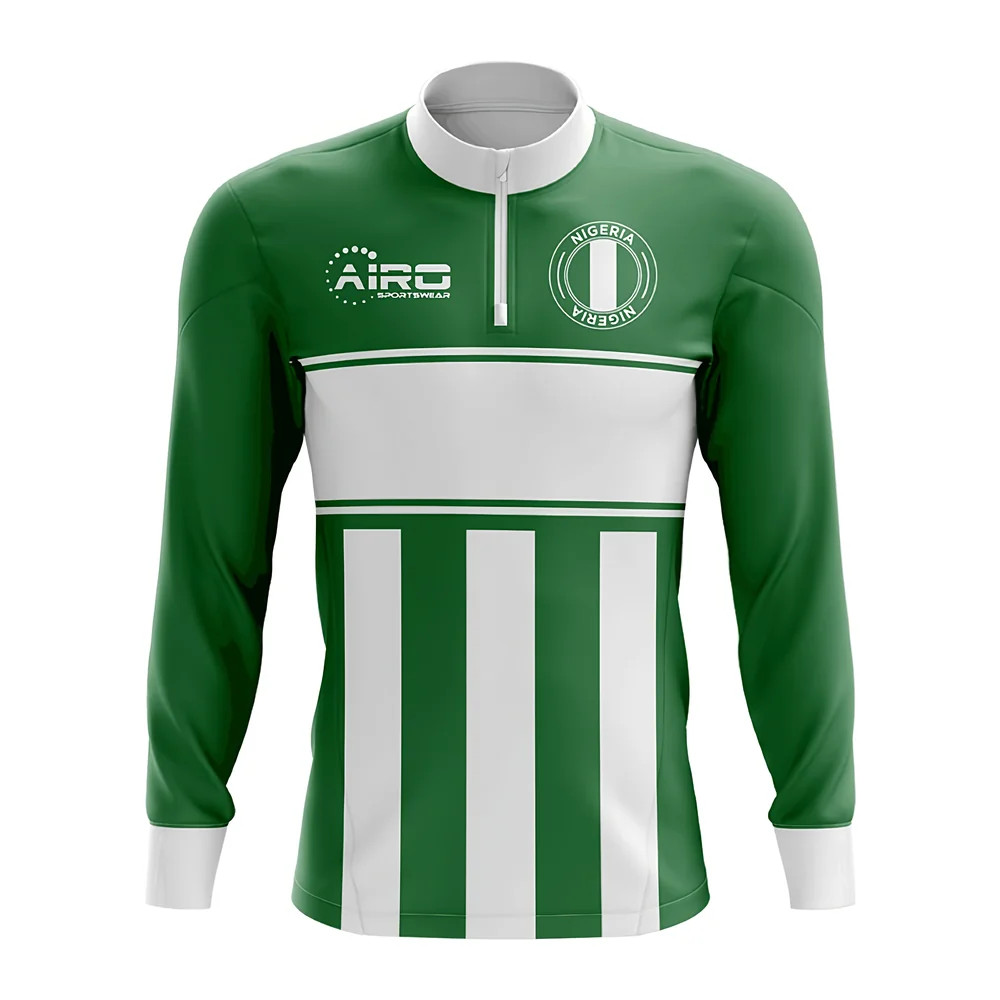 Click to view product details and reviews for Nigeria Concept Football Half Zip Midlayer Top Green White. Click to view product details and reviews for Nigeria Concept Football Half Zip Midlayer Top Green White.