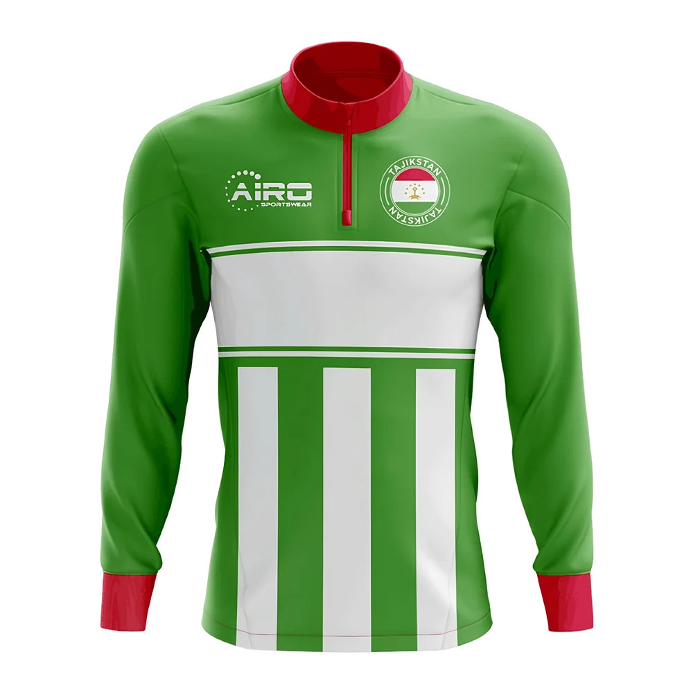 Click to view product details and reviews for Tajikstan Concept Football Half Zip Midlayer Top Green White. Click to view product details and reviews for Tajikstan Concept Football Half Zip Midlayer Top Green White.