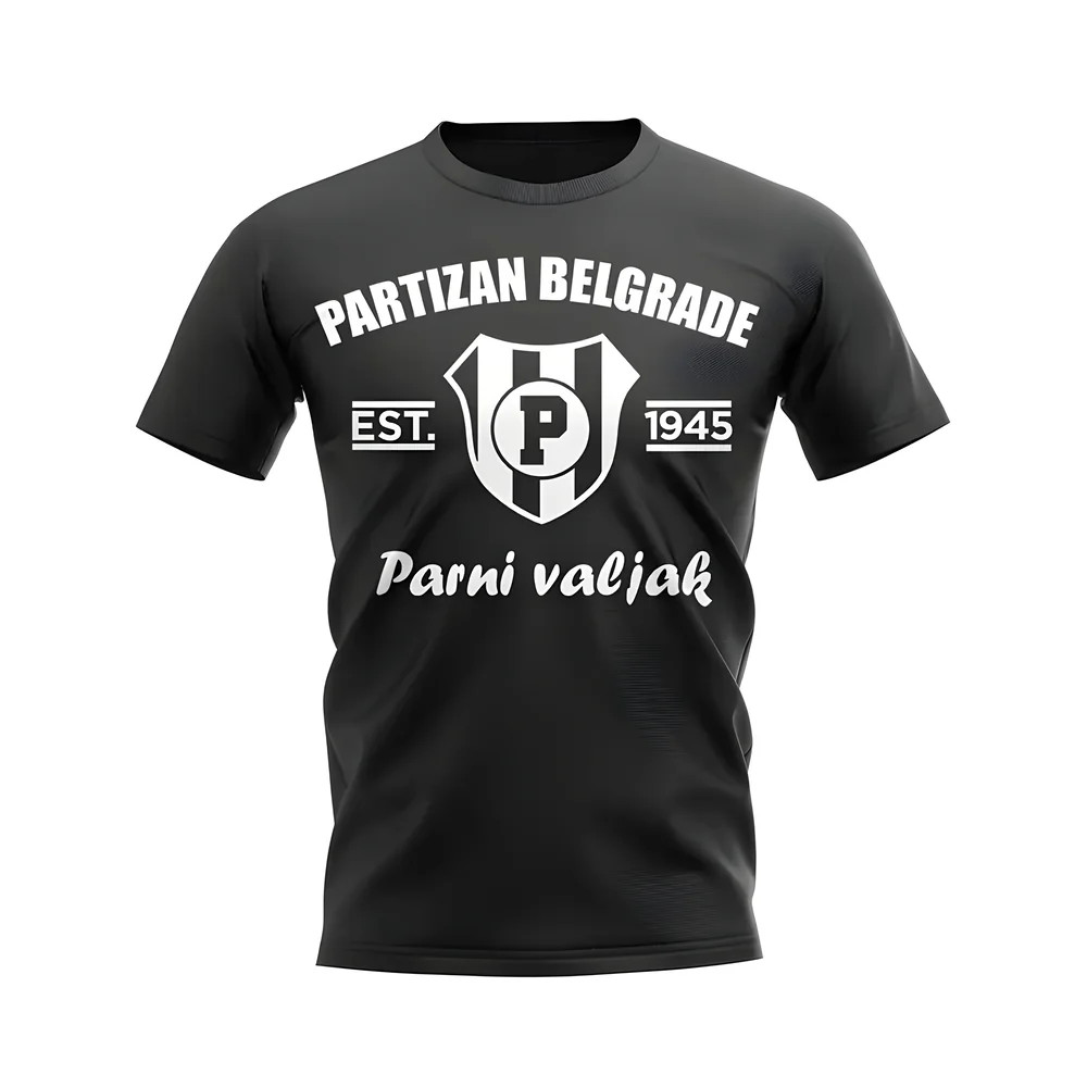 Click to view product details and reviews for Partizan Belgrade Established Football T Shirt Black. Click to view product details and reviews for Partizan Belgrade Established Football T Shirt Black.