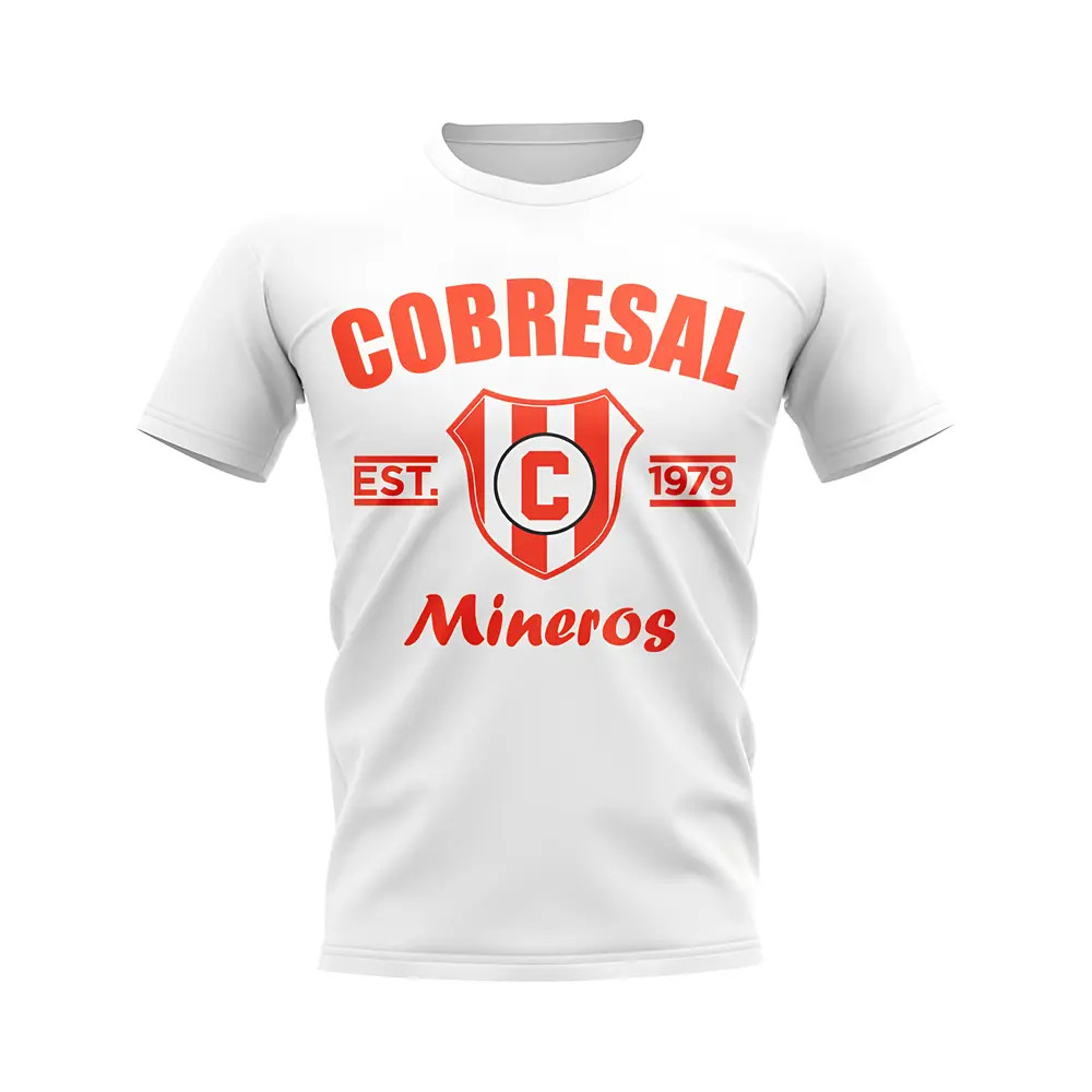 Click to view product details and reviews for Cobresal Established Football T Shirt White. Click to view product details and reviews for Cobresal Established Football T Shirt White.