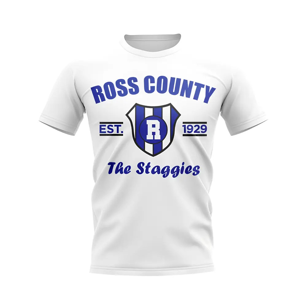 Click to view product details and reviews for Ross County Established Football T Shirt White. Click to view product details and reviews for Ross County Established Football T Shirt White.