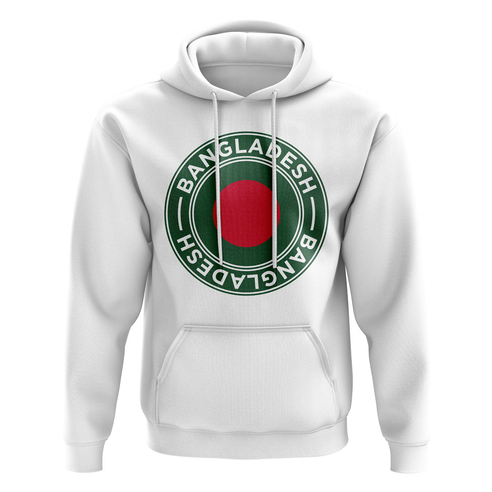 Click to view product details and reviews for Bangladesh Football Badge Hoodie White.