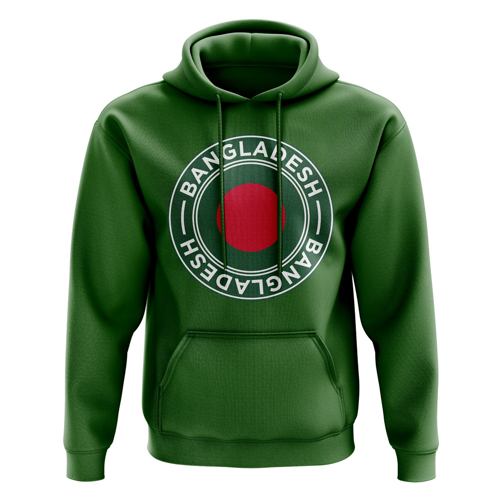 Click to view product details and reviews for Bangladesh Football Badge Hoodie Green.