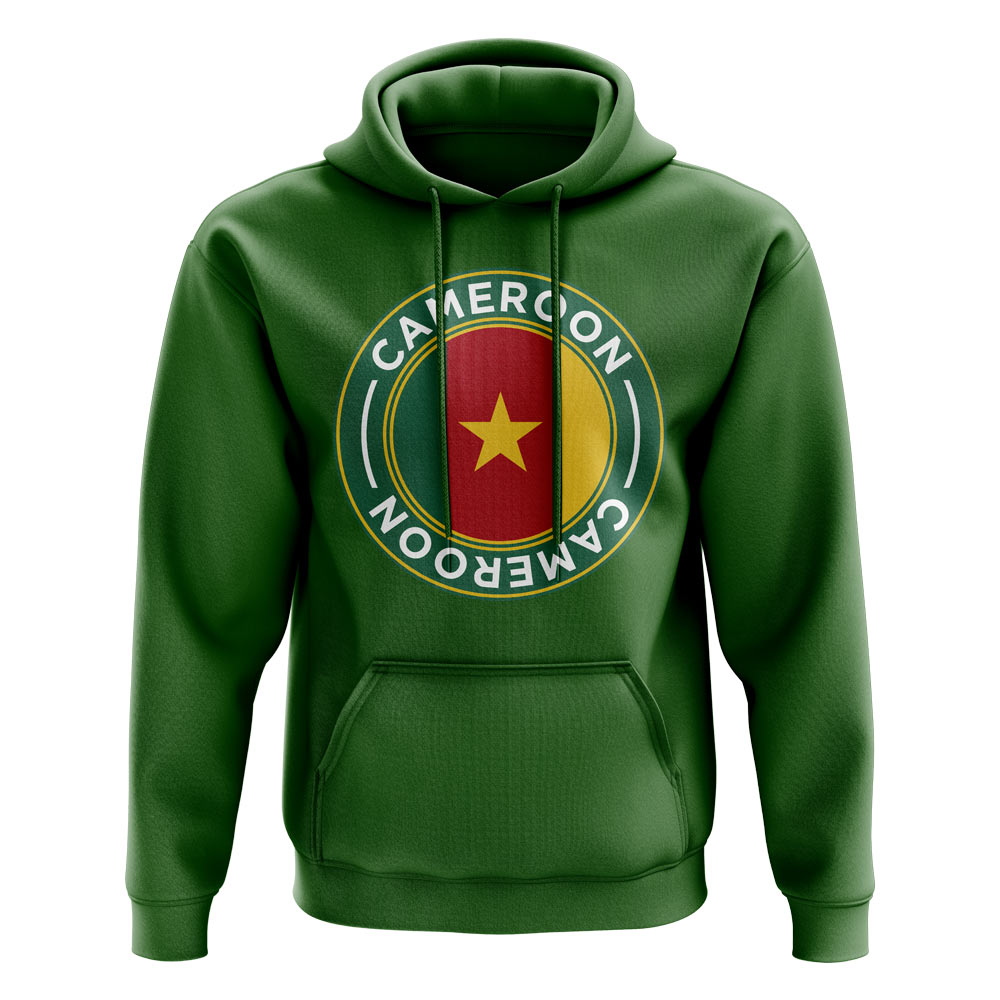 Click to view product details and reviews for Cameroon Football Badge Hoodie Green.