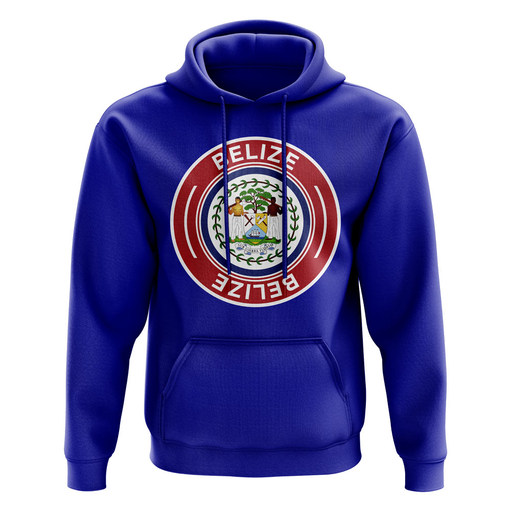 Click to view product details and reviews for Belize Football Badge Hoodie Royal.