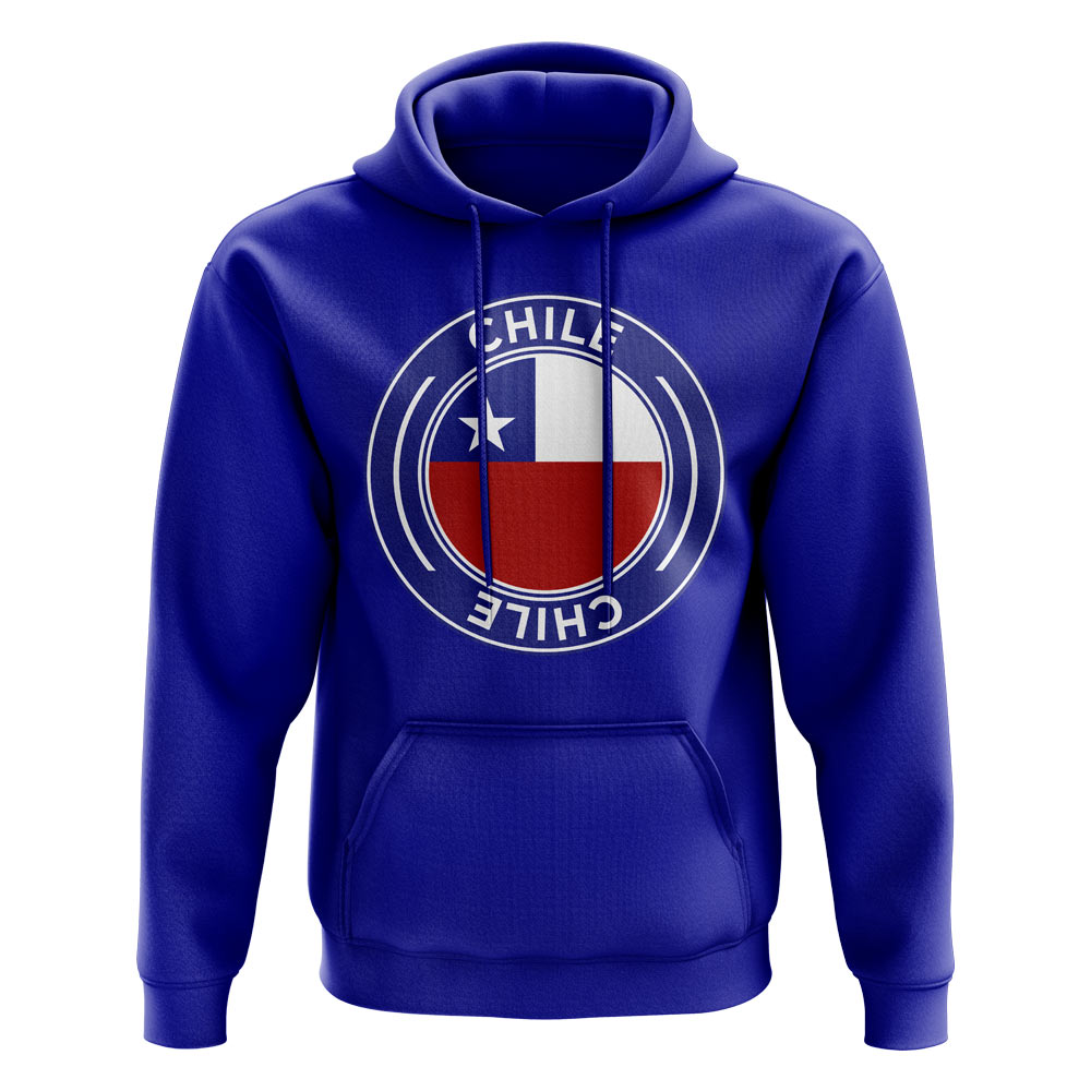 Click to view product details and reviews for Chile Football Badge Hoodie Royal.