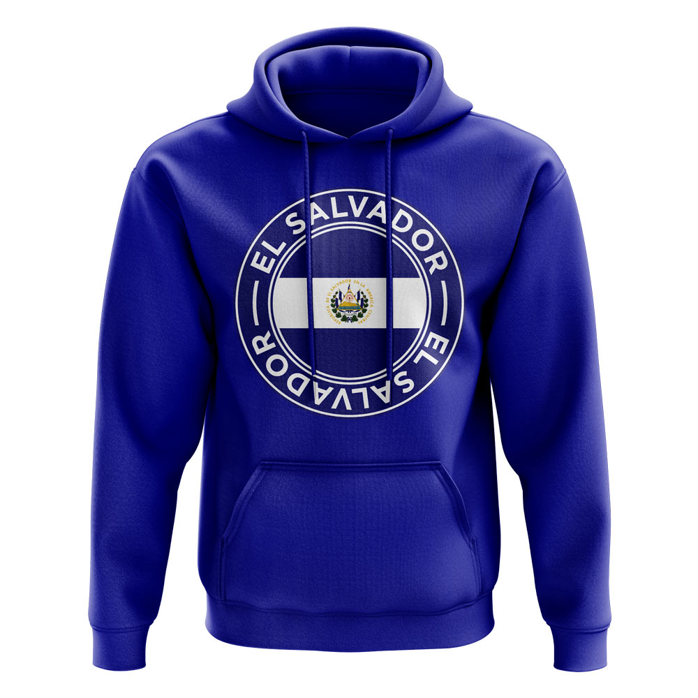 Click to view product details and reviews for El Salvador Football Badge Hoodie Royal.