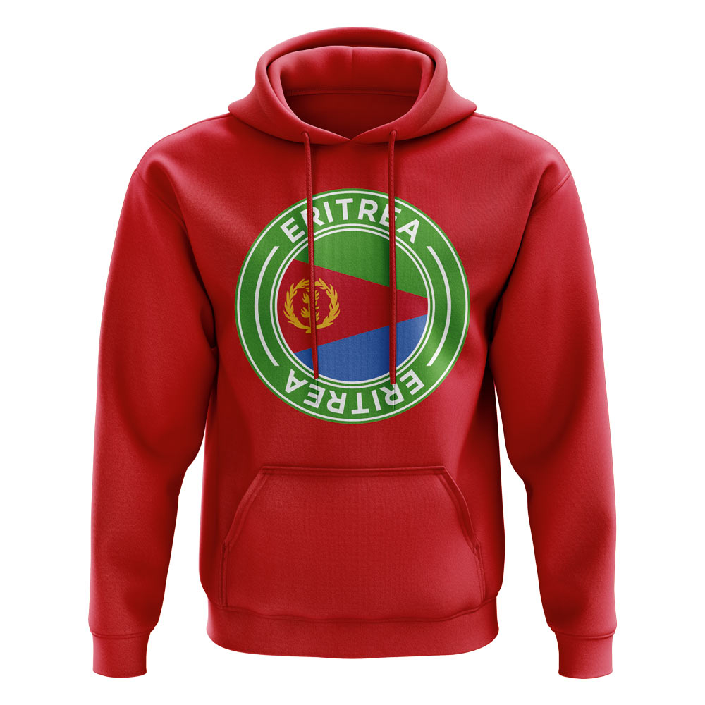 Click to view product details and reviews for Eritrea Football Badge Hoodie Red.