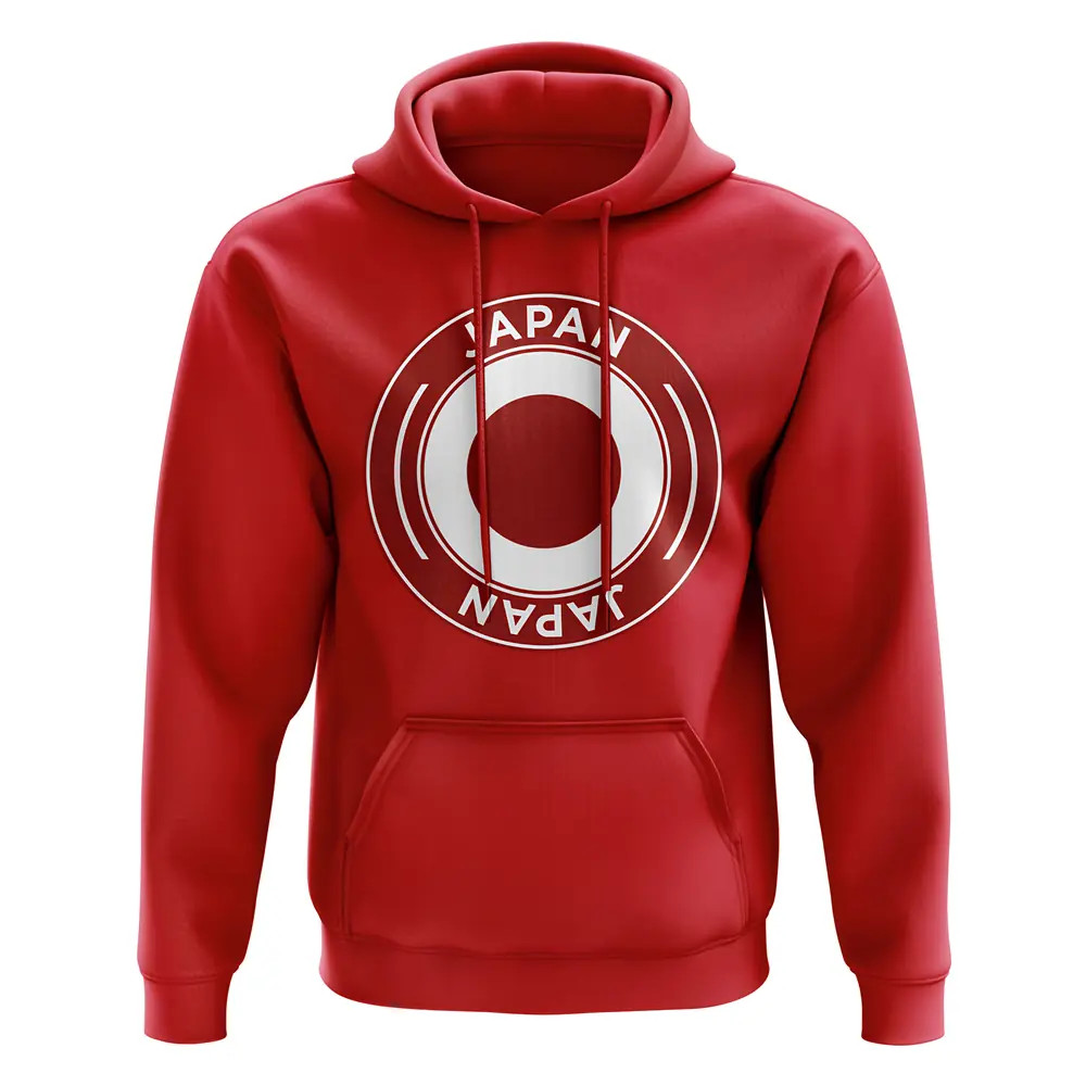 Click to view product details and reviews for Japan Football Badge Hoodie Red.