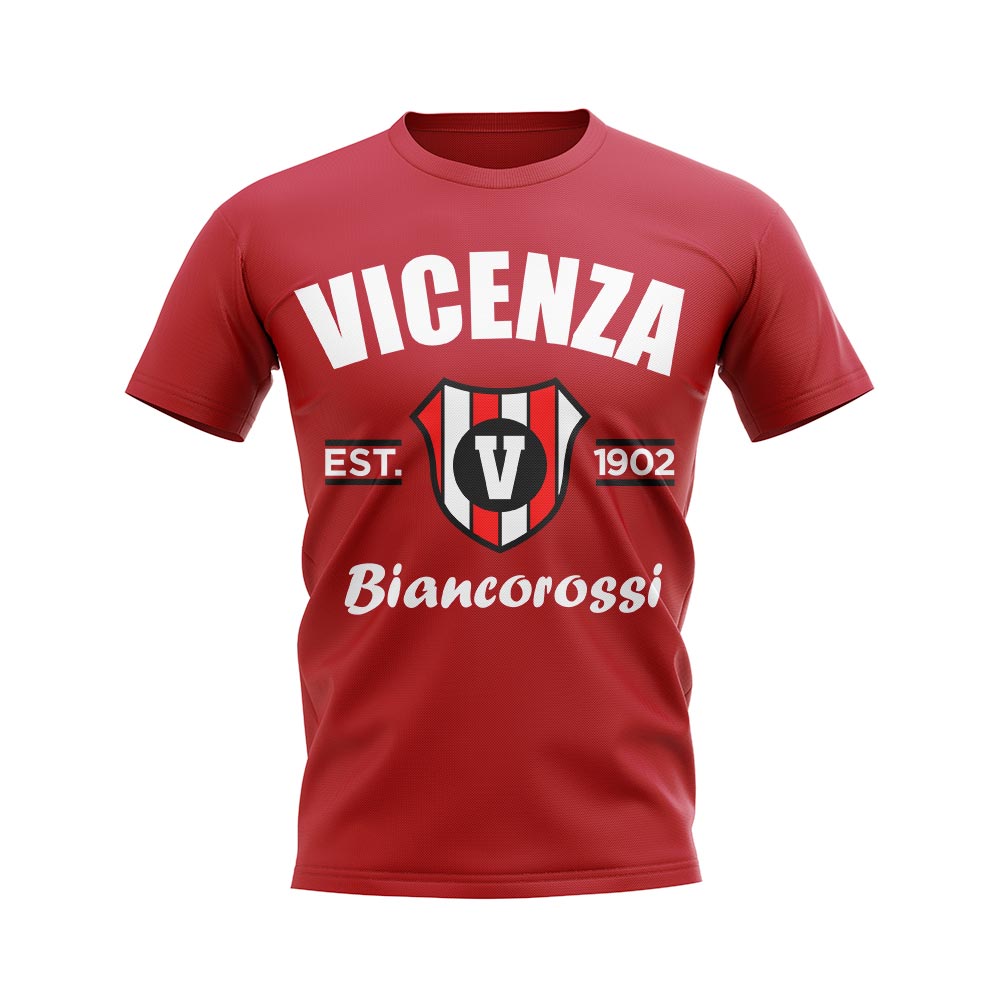 Click to view product details and reviews for Vicenza Established Football T Shirt Red.