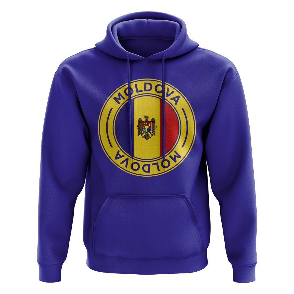 Click to view product details and reviews for Moldova Football Badge Hoodie Royal.