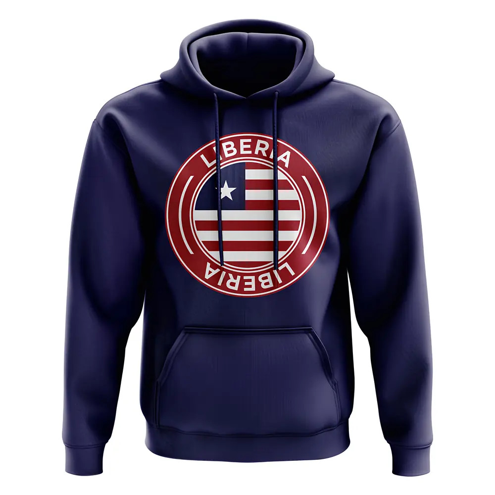 Click to view product details and reviews for Liberia Football Badge Hoodie Navy. Click to view product details and reviews for Liberia Football Badge Hoodie Navy.