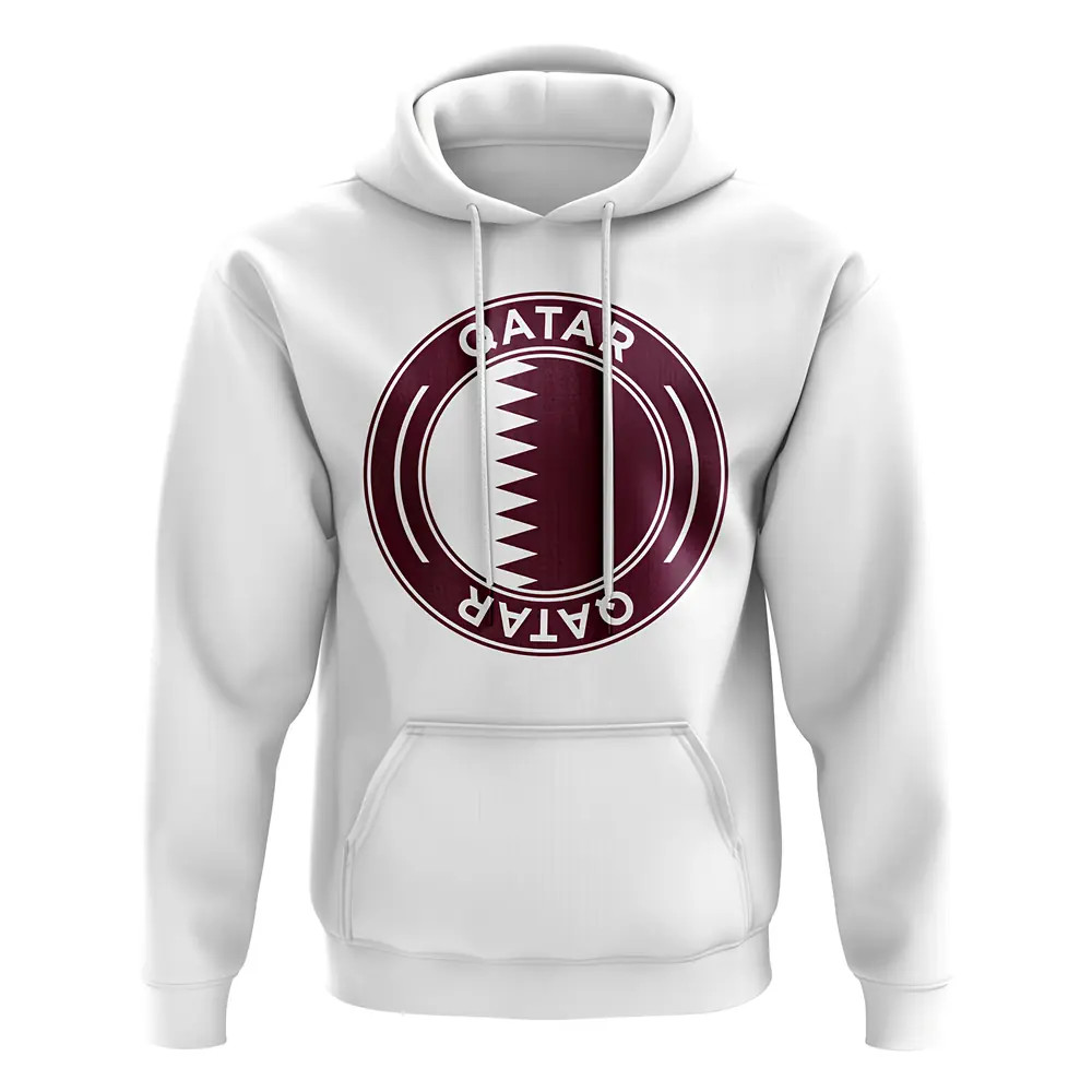 Click to view product details and reviews for Qatar Football Badge Hoodie White. Click to view product details and reviews for Qatar Football Badge Hoodie White.