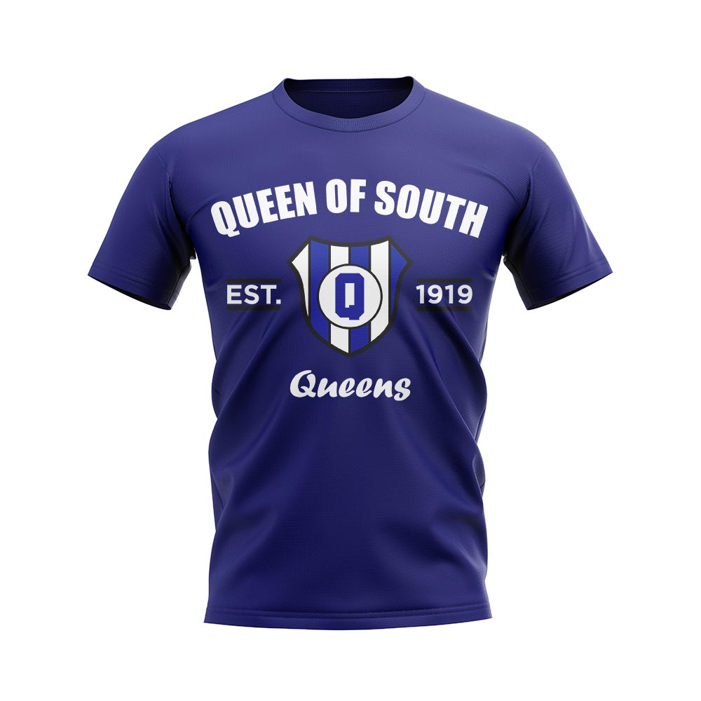 Click to view product details and reviews for Queen Of The South Established Football T Shirt Navy.