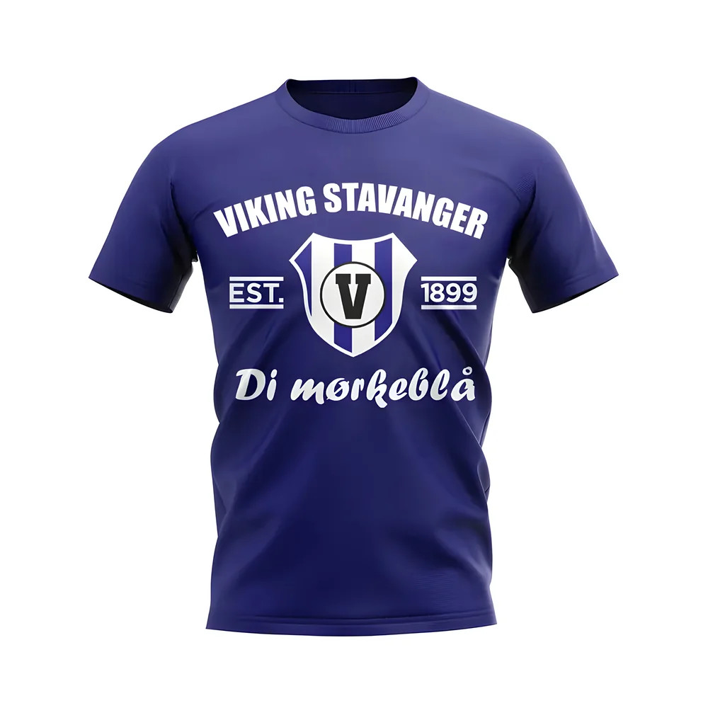 Click to view product details and reviews for Viking Stavanger Established Football T Shirt Navy.