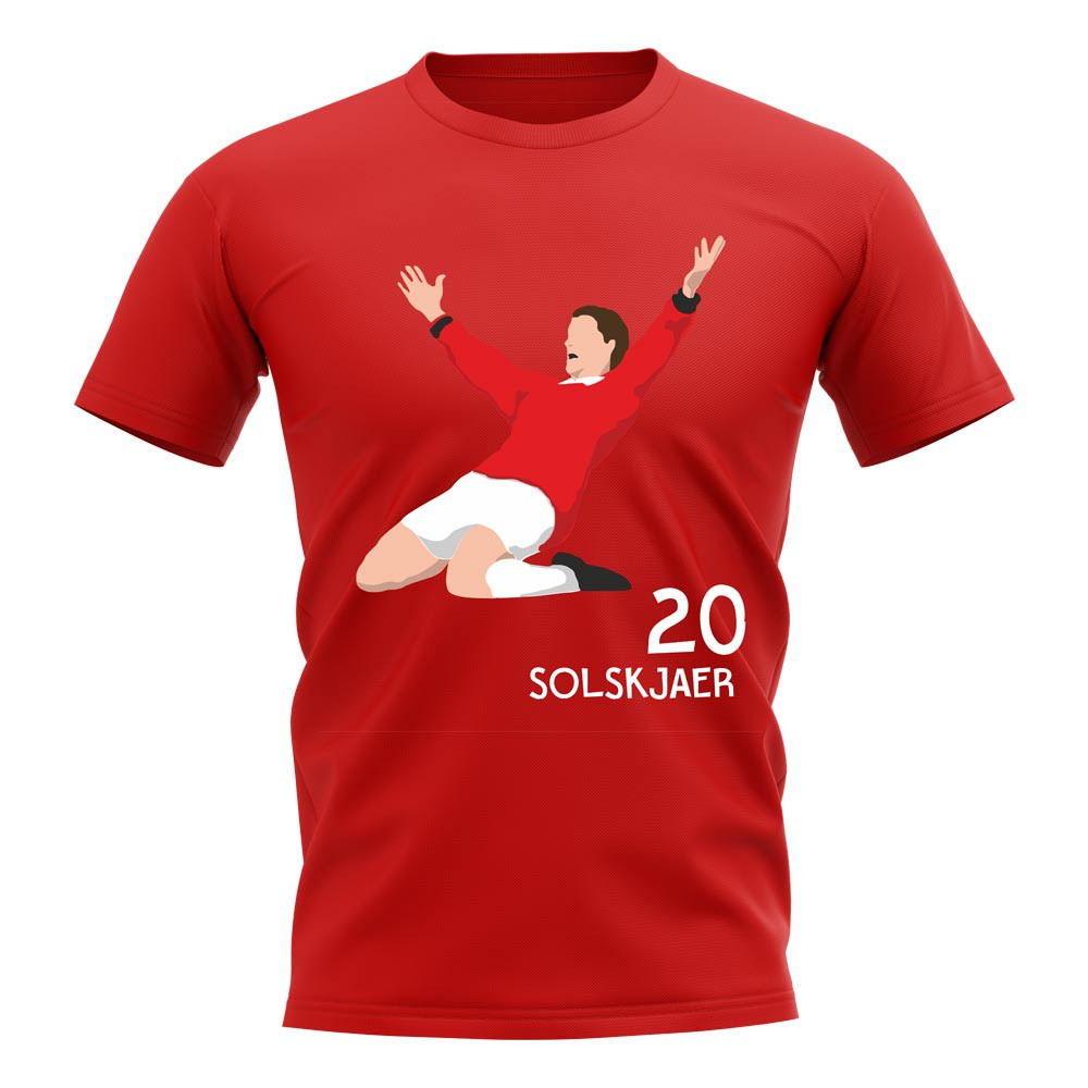 Click to view product details and reviews for Ole Gunnar Solskjaer Man Utd Player Graphic T Shirt Red.