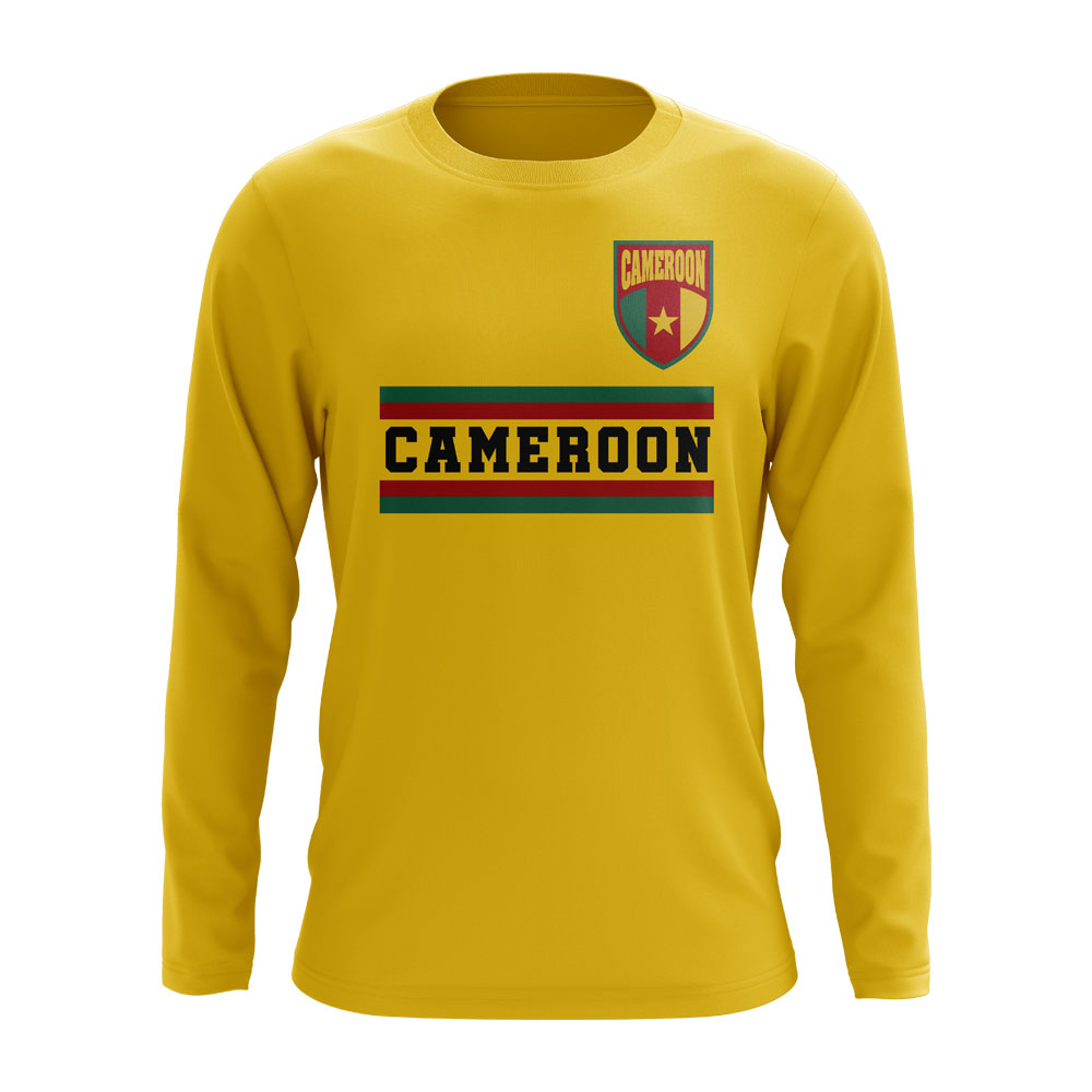 Click to view product details and reviews for Cameroon Core Football Country Long Sleeve T Shirt Yellow.