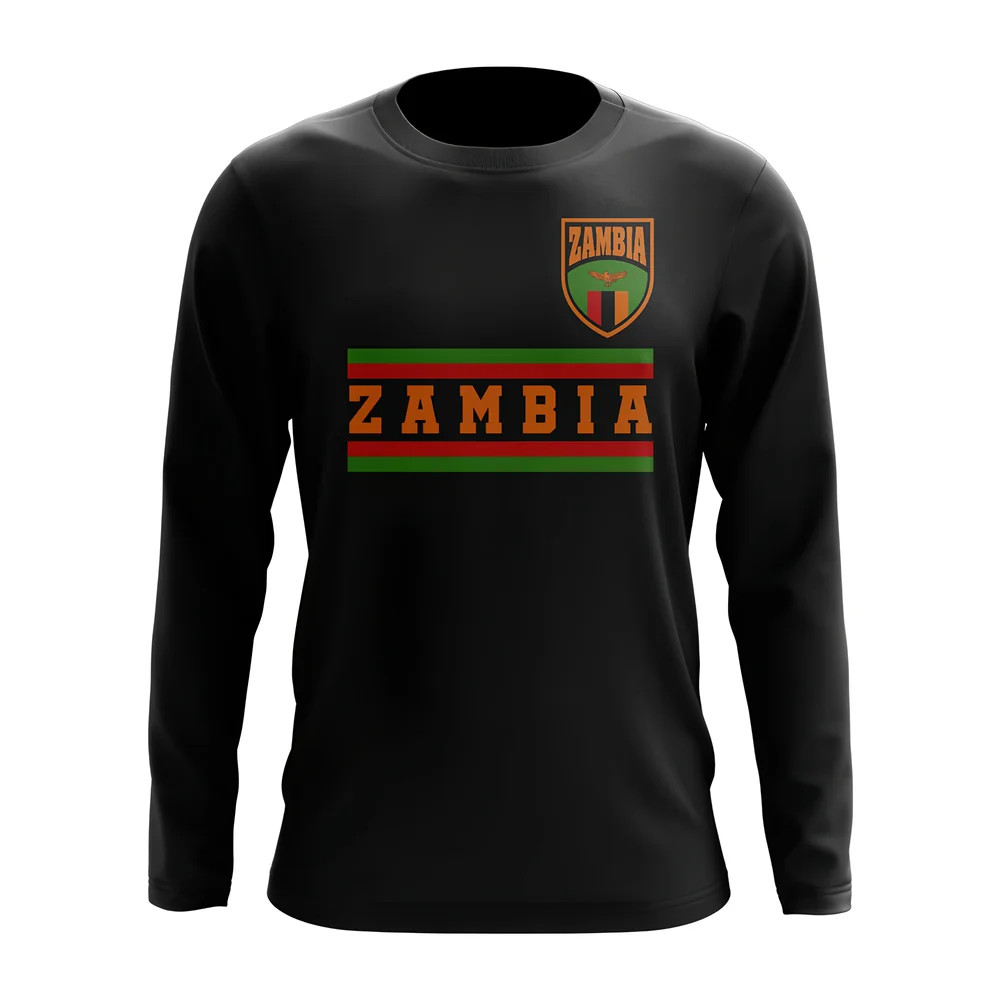 Click to view product details and reviews for Zambia Core Football Country Long Sleeve T Shirt Black. Click to view product details and reviews for Zambia Core Football Country Long Sleeve T Shirt Black.
