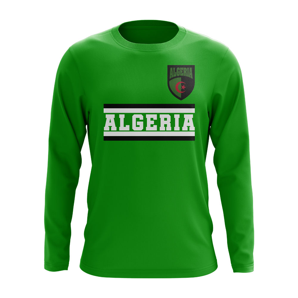 Click to view product details and reviews for Algeria Core Football Country Long Sleeve T Shirt Green.