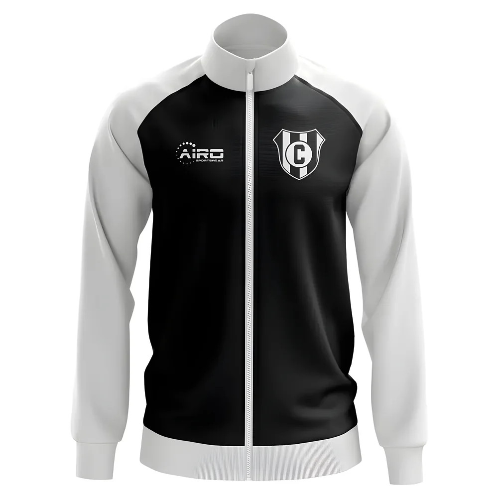 Corinthians Concept Football Track Jacket (Black) Polyester Made By: Airo Sportswear Men's Black 3XL