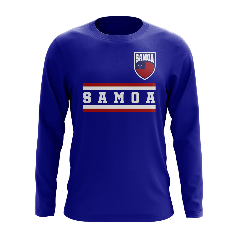 Click to view product details and reviews for Samoa Core Football Country Long Sleeve T Shirt Royal.