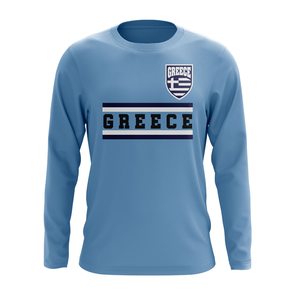 Click to view product details and reviews for Greece Core Football Country Long Sleeve T Shirt Sky.