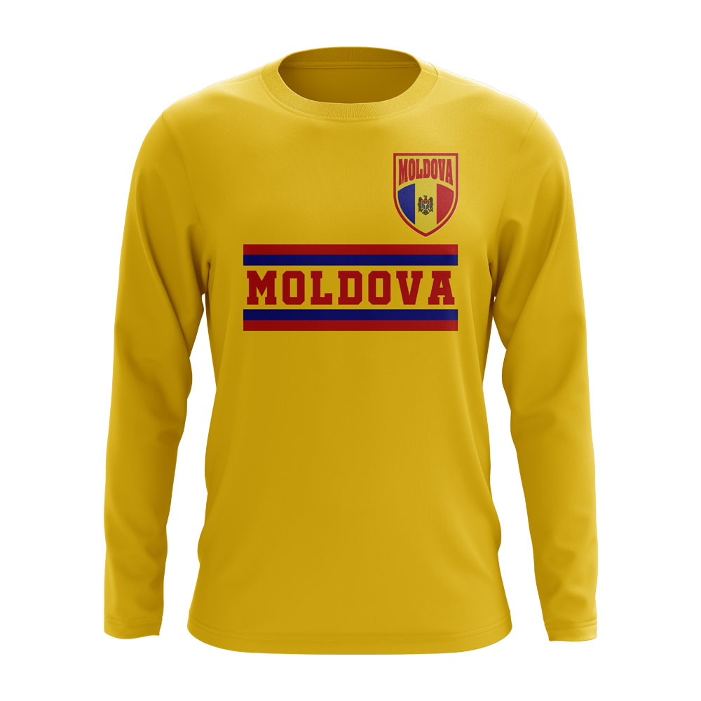 Click to view product details and reviews for Moldova Core Football Country Long Sleeve T Shirt Yellow.